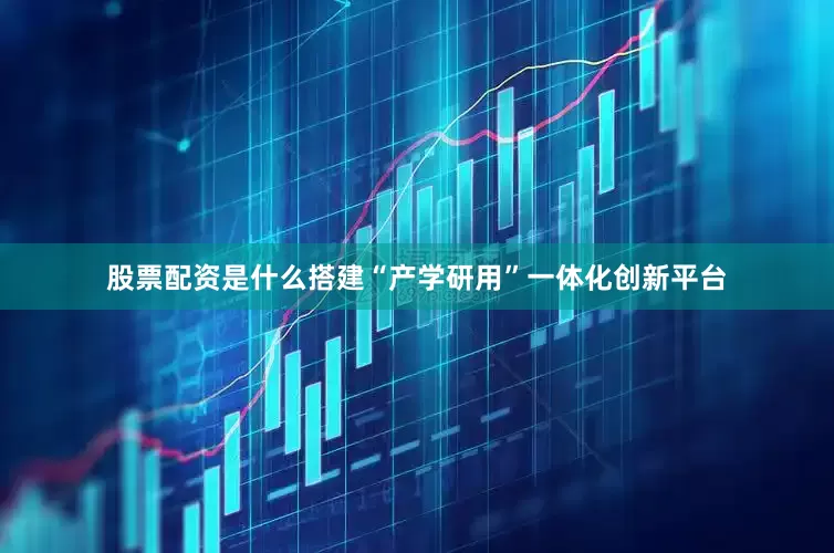 股票配资是什么搭建“产学研用”一体化创新平台