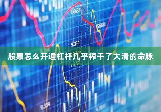 股票怎么开通杠杆几乎榨干了大清的命脉